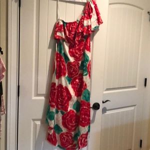 Vineyard vines rose derby off shoulder size 8